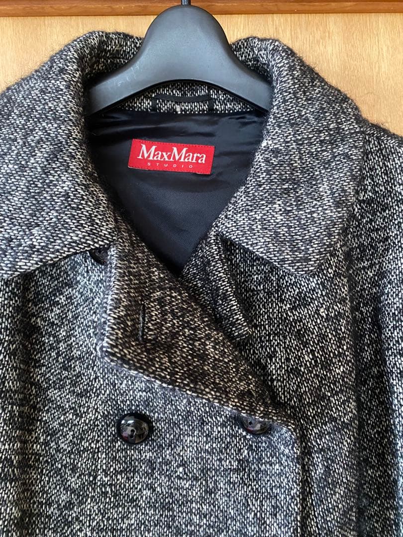 MaxMara グレー系 チェスターコート