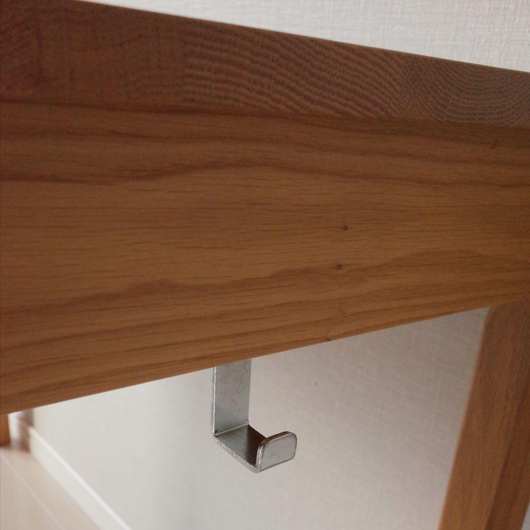 無印良品　オーク　無垢材デスク　木製 机 引き出し付き 作業台　北欧　完売品