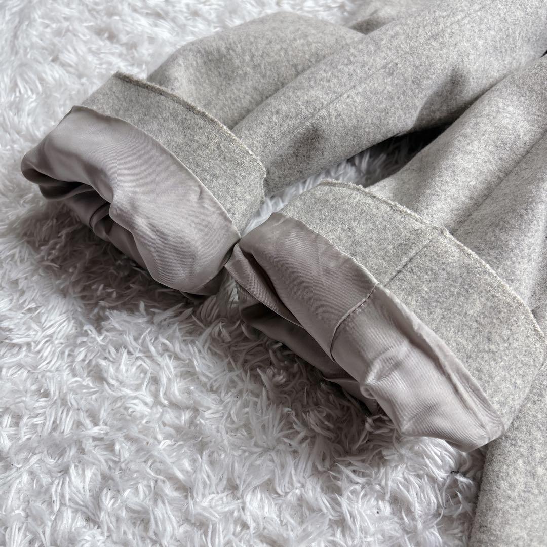 ジルサンダー JIL SANDER カットアウト ウール ロングコート 保存袋付