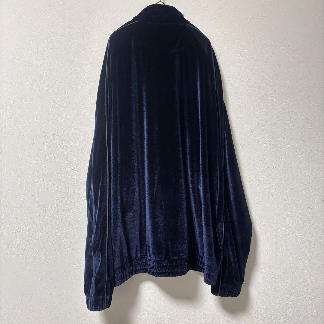 美品✨プロクラブ　ベロア　セットアップ　ジャージ　ネイビー　2X ベルベット