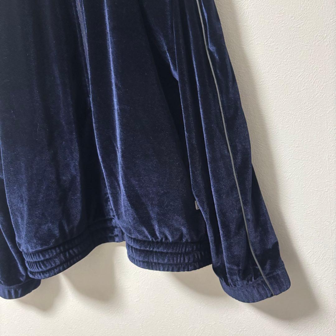 美品✨プロクラブ　ベロア　セットアップ　ジャージ　ネイビー　2X ベルベット