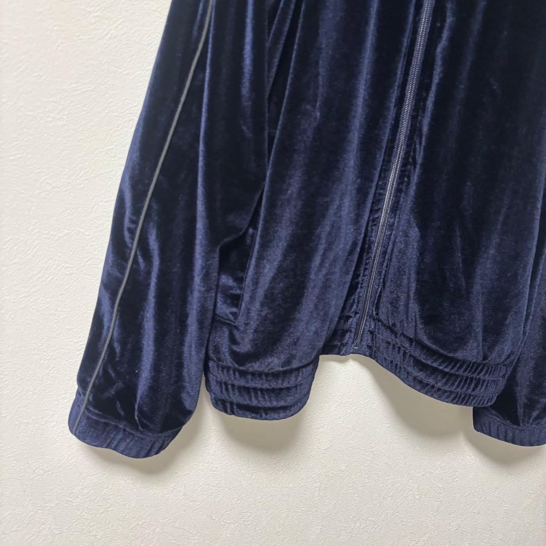 美品✨プロクラブ　ベロア　セットアップ　ジャージ　ネイビー　2X ベルベット