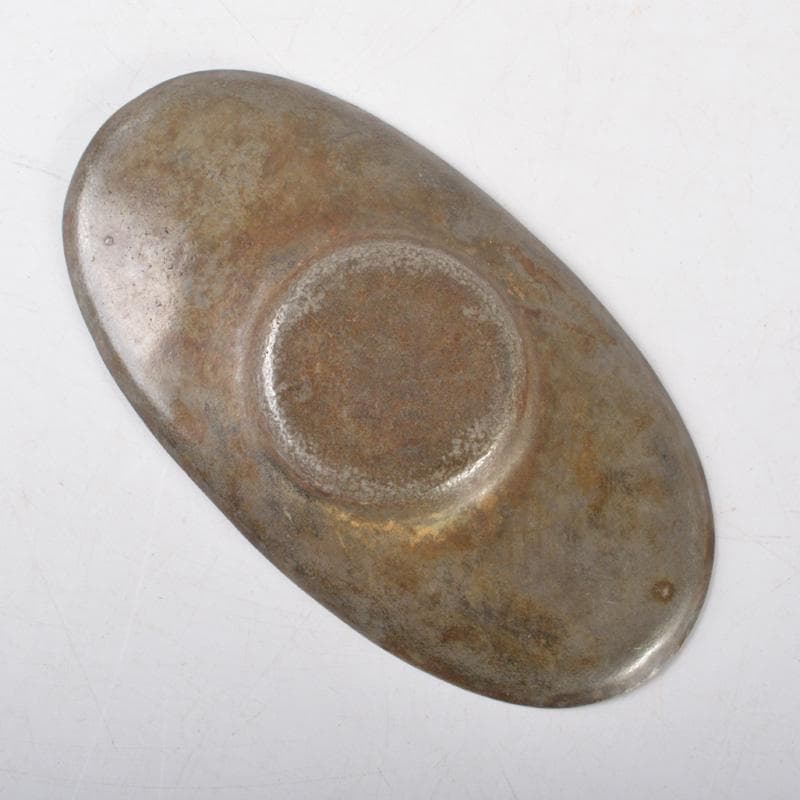 煎茶道具　古錫　花草文　茶托　五客　V　5132