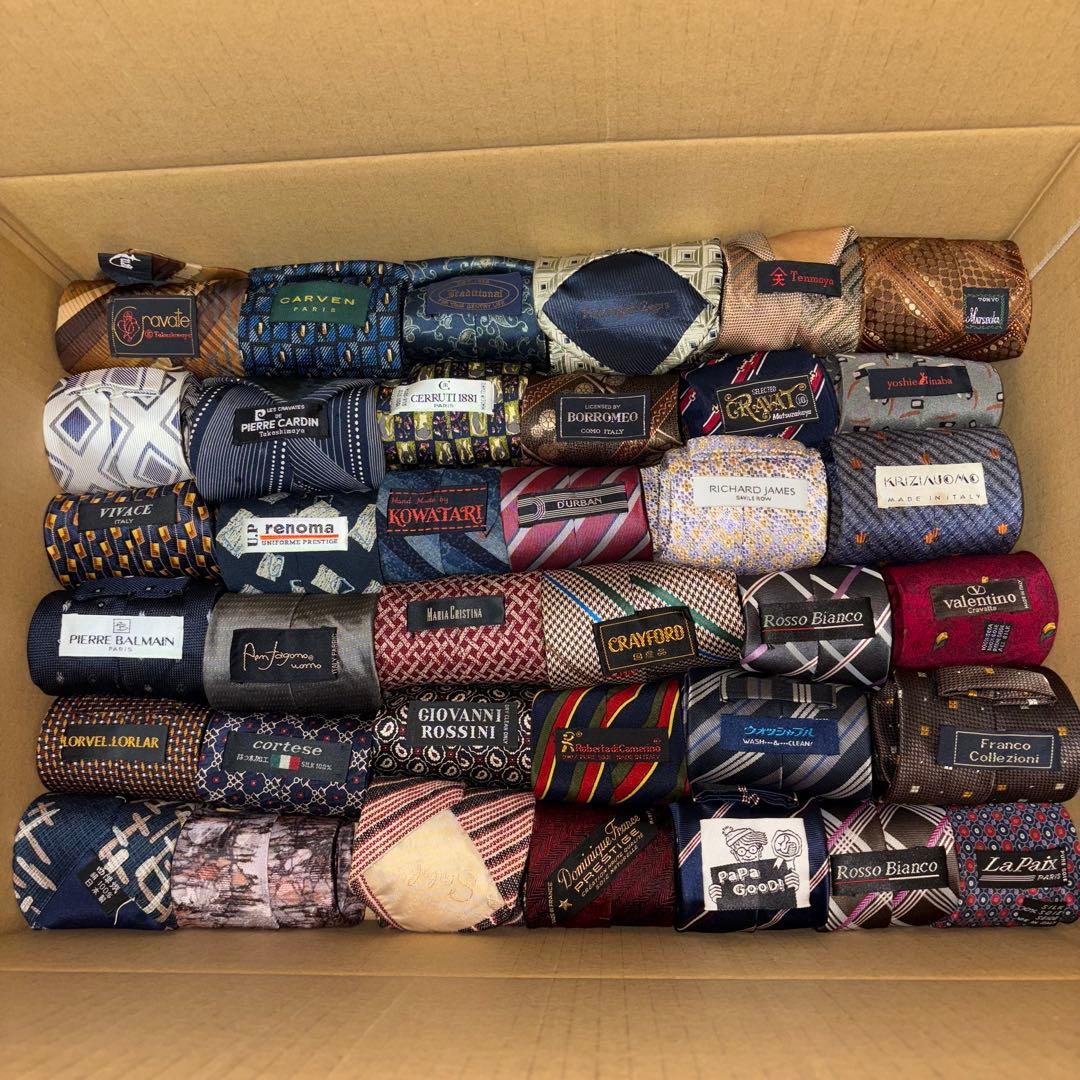 ブランドネクタイ ネクタイ まとめ売り 77本セット 1本辺り○○円！ A