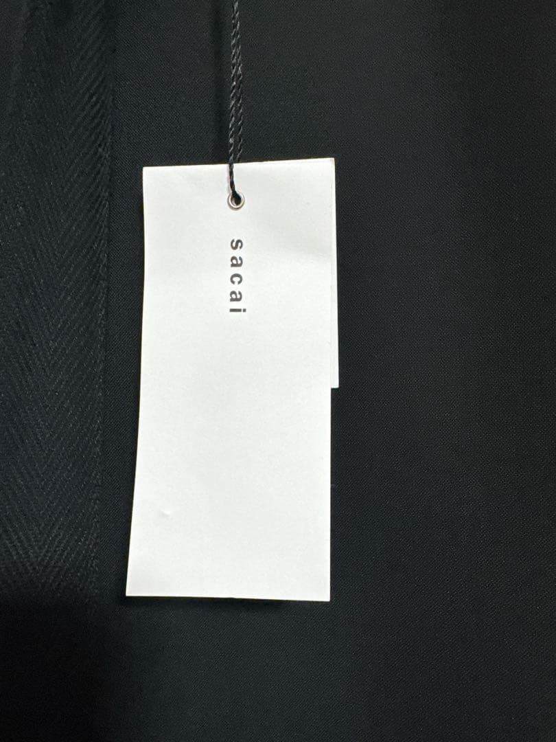 【定価以下】Sacai Suiting Bonding Pants black1