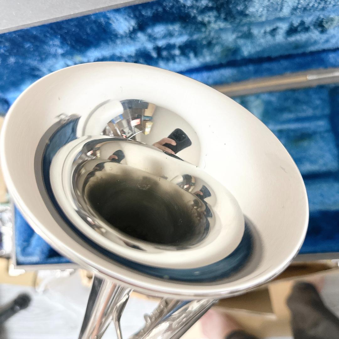 YAMAHA YTR-136 シルバー 3バルブ トランペット ケース付き