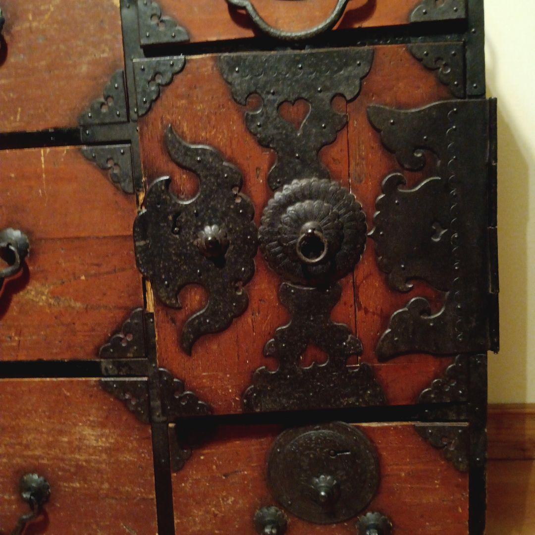 仙台箪笥　和箪笥　水屋　アンティーク　キャビネット