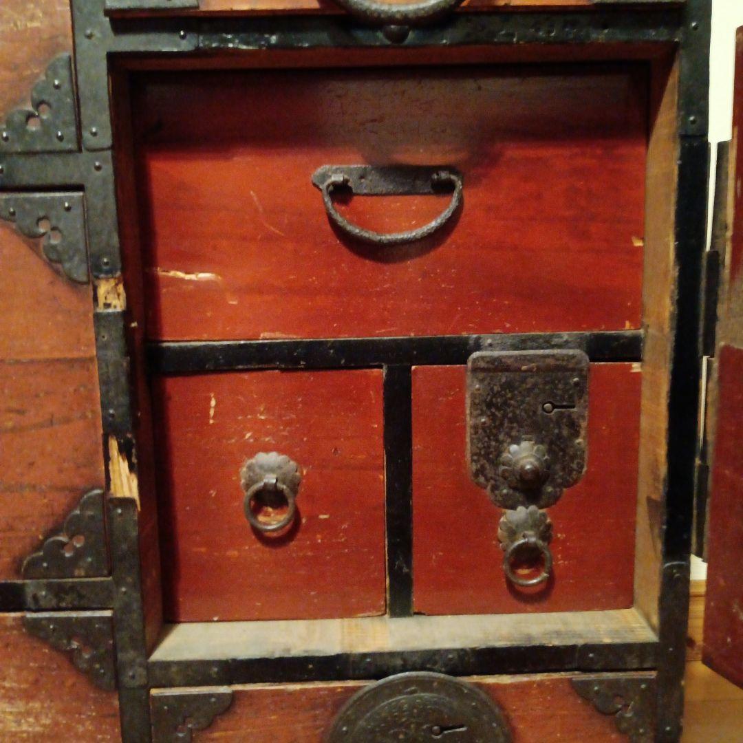 仙台箪笥　和箪笥　水屋　アンティーク　キャビネット