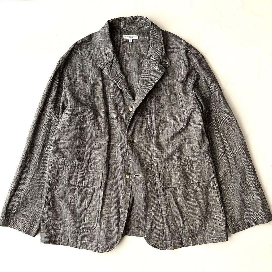 エンジニアードガーメンツ グレンチェック テーラードジャケット ブルゾンS 近年