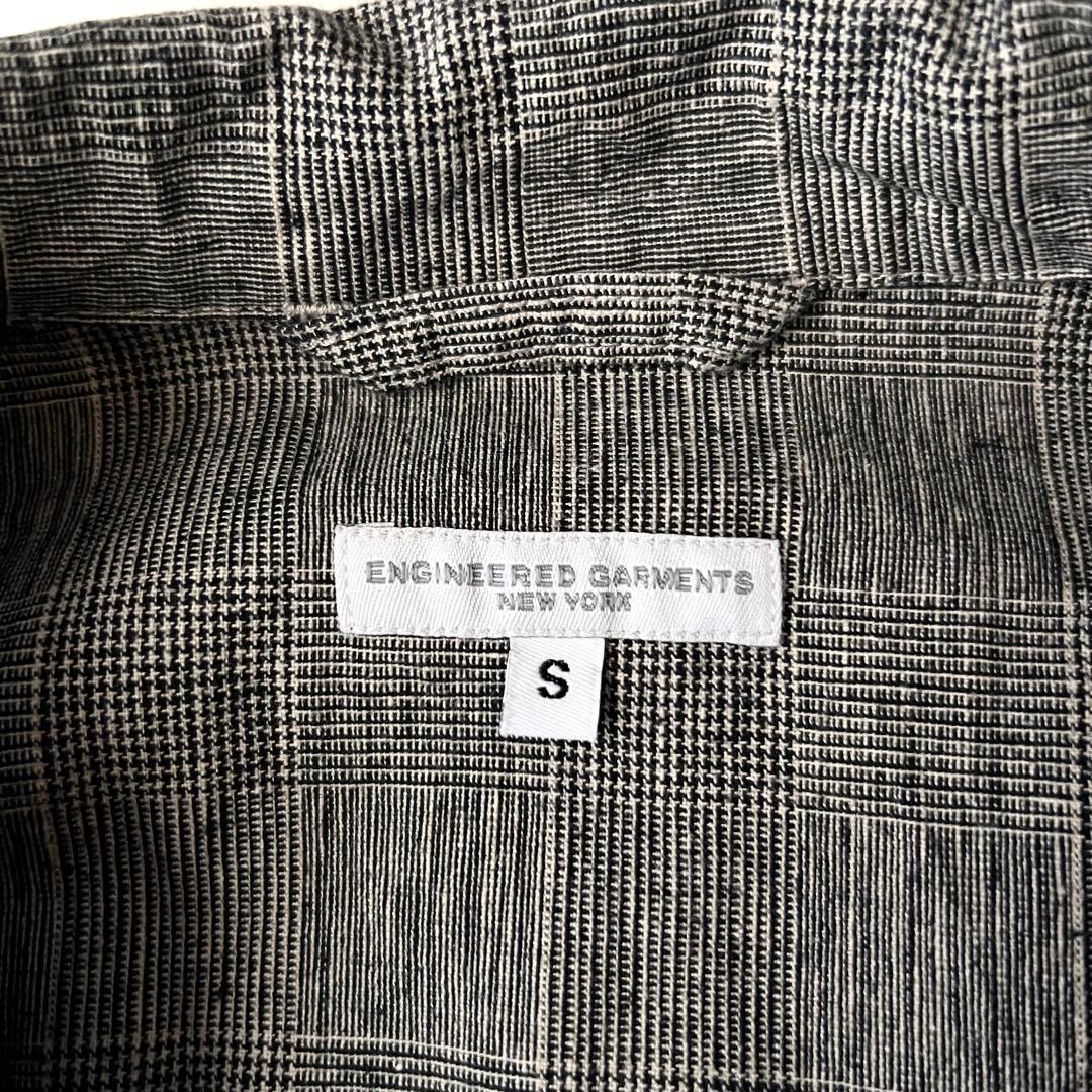 エンジニアードガーメンツ グレンチェック テーラードジャケット ブルゾンS 近年
