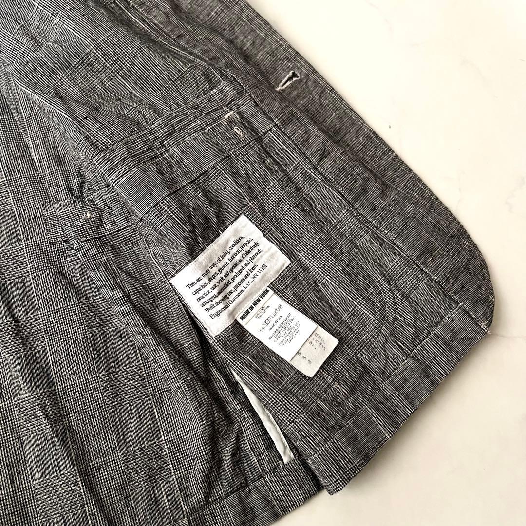 エンジニアードガーメンツ グレンチェック テーラードジャケット ブルゾンS 近年