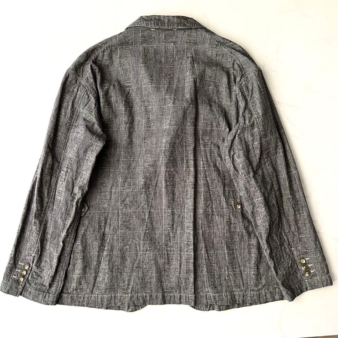 エンジニアードガーメンツ グレンチェック テーラードジャケット ブルゾンS 近年