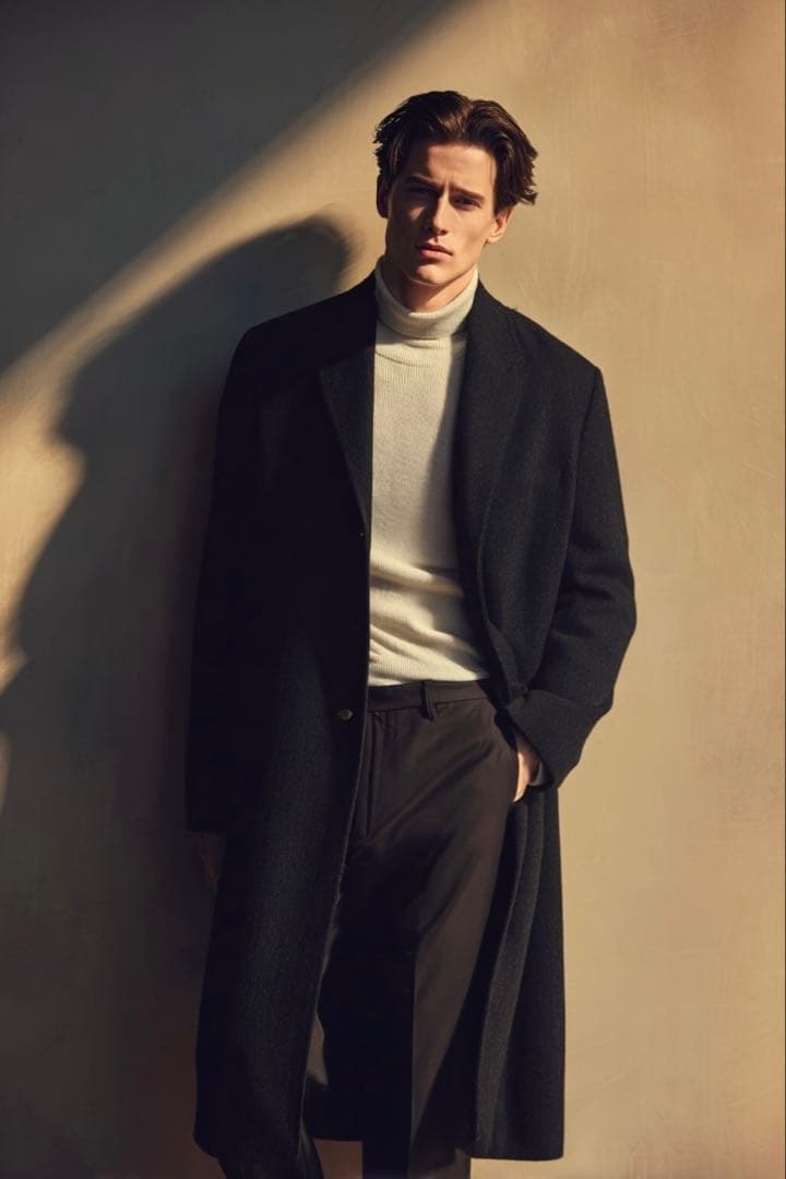 Ron Herman ロンハーマン チェスター コート ブラック L