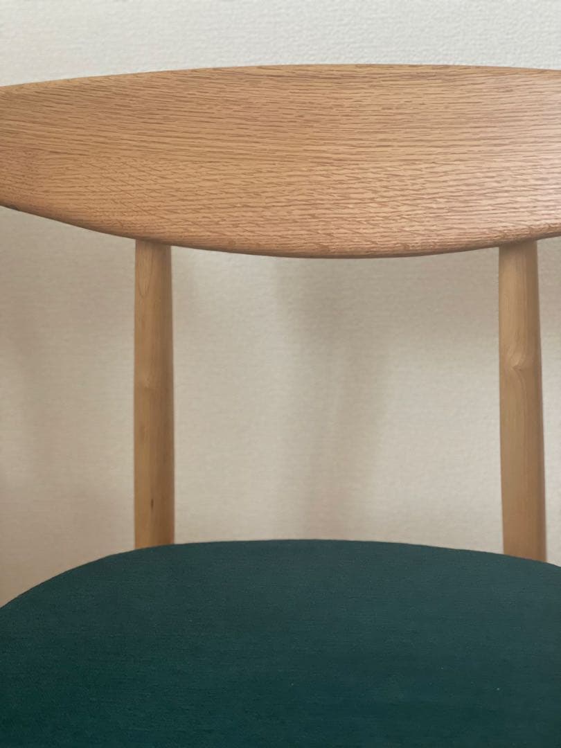 【きんたろう】　ダイニングチェア ダークグリーン 2脚セット