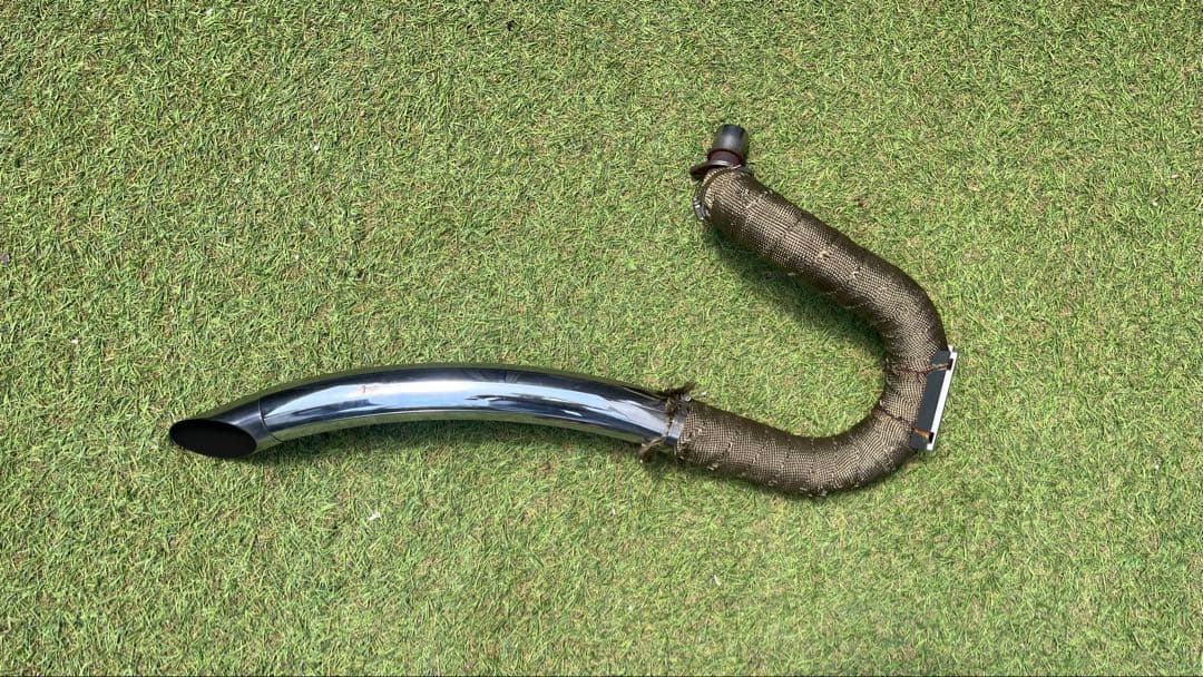 スティード400 ストレッチパイプマフラー