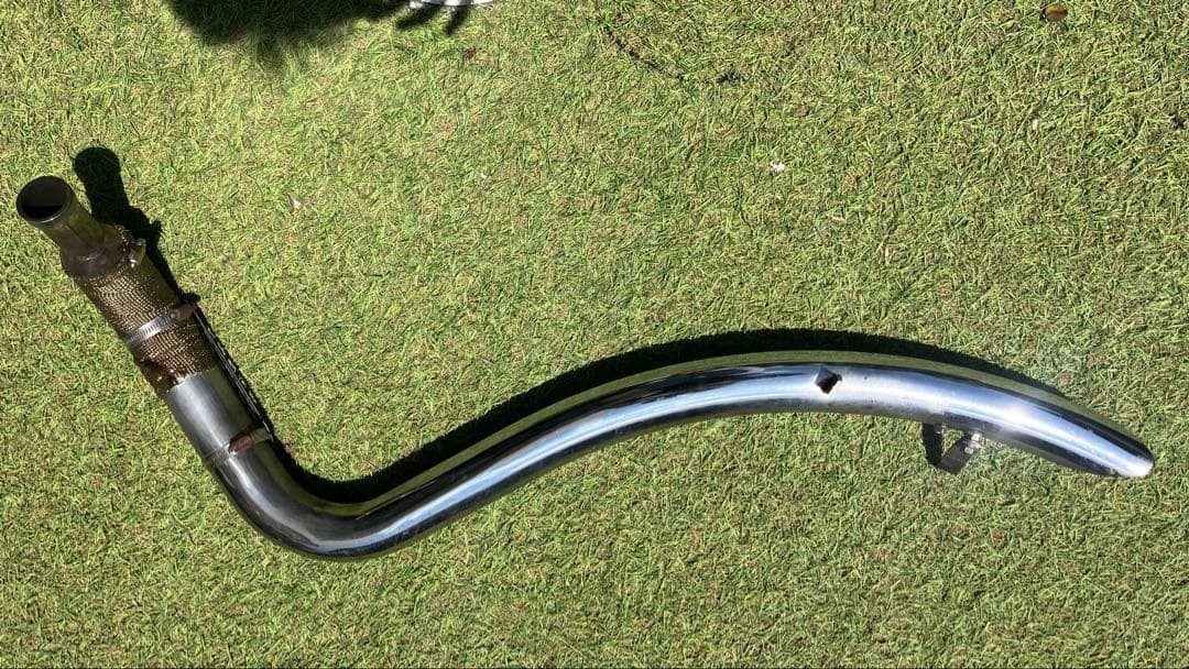 スティード400 ストレッチパイプマフラー