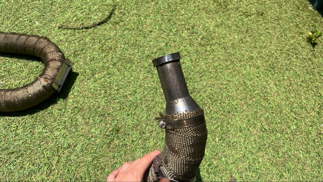 スティード400 ストレッチパイプマフラー