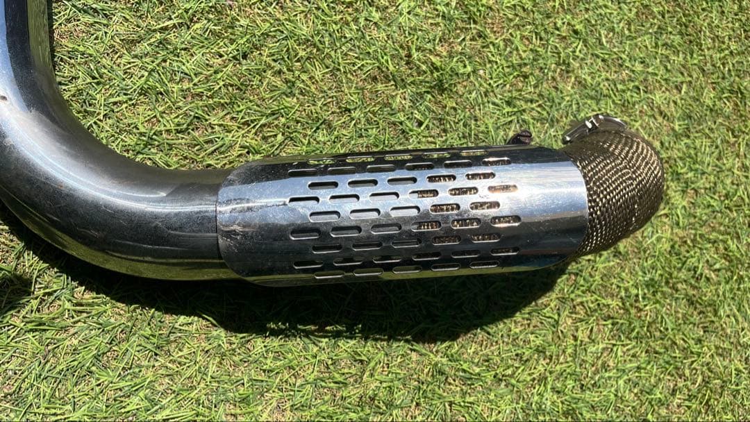 スティード400 ストレッチパイプマフラー