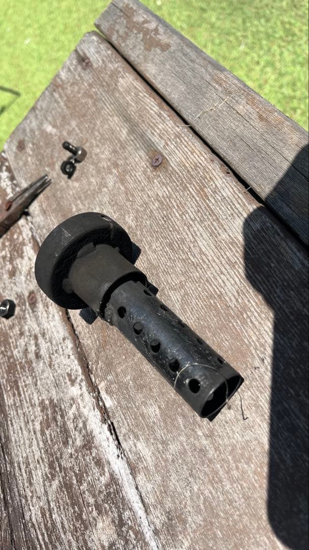 スティード400 ストレッチパイプマフラー