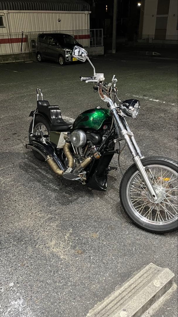 スティード400 ストレッチパイプマフラー