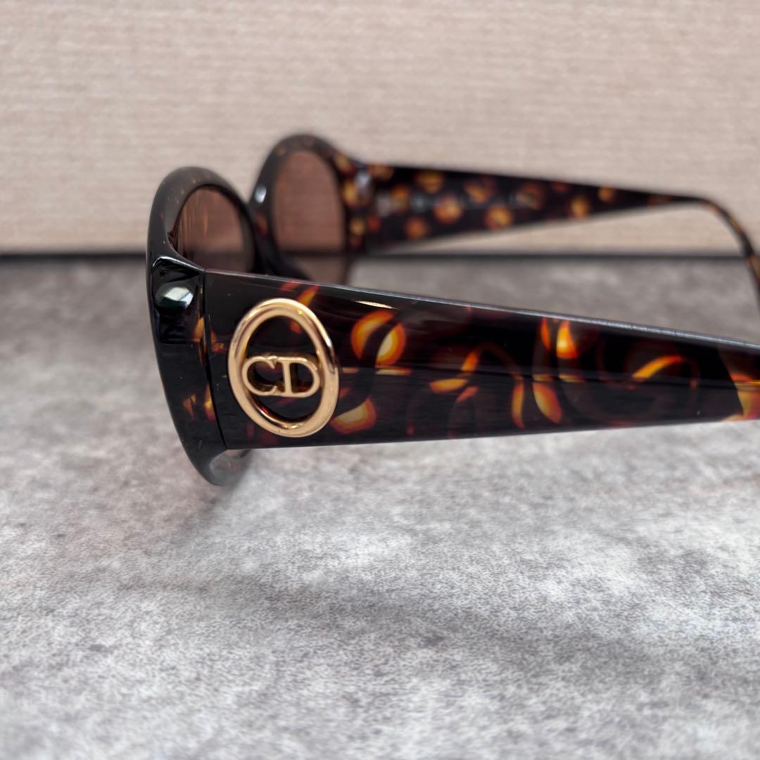 美品 Christian Dior ディオール サングラス べっ甲 サイドロゴ