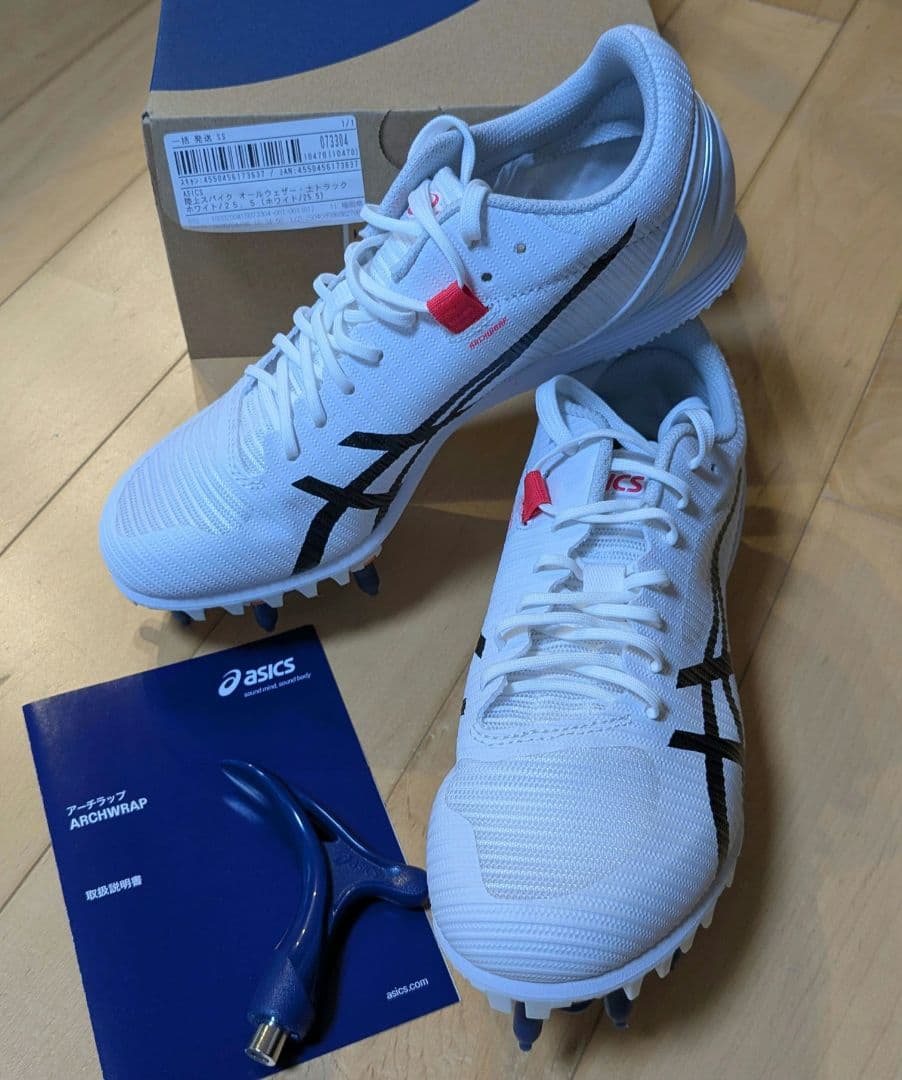 新品未使用　ASICS スパイクシューズ　25.5cm HEAT FLAT 12