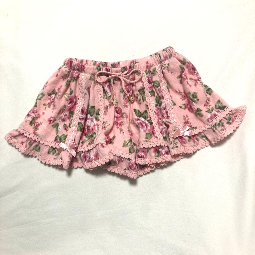 入手困難 当時物 LIZLISA リズリサ 花柄 ミニスカート スカパン ピンク