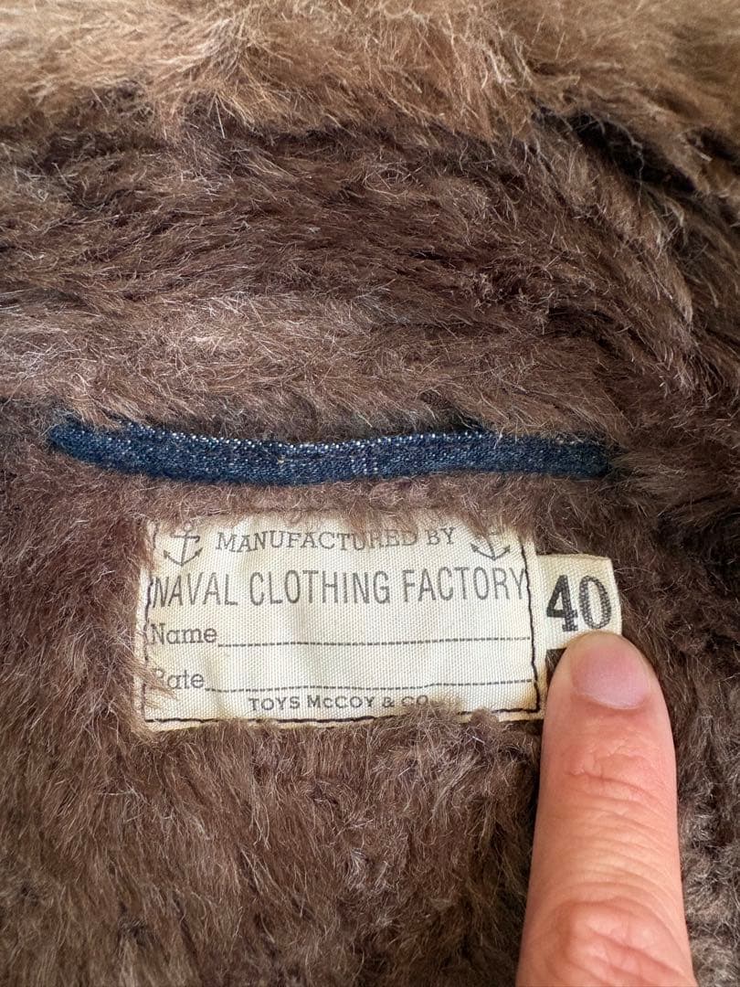 Toys McCoy✕WAREHOUSEデニムデッキジャケット(40-Lサイズ)