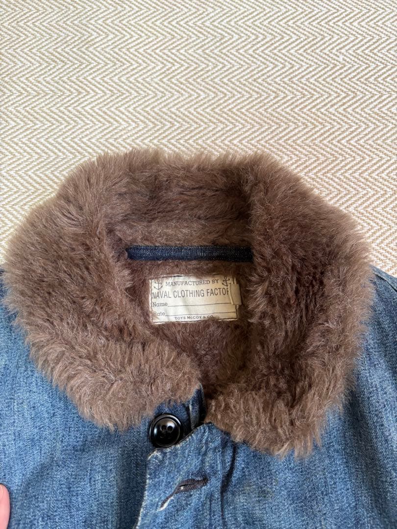 Toys McCoy✕WAREHOUSEデニムデッキジャケット(40-Lサイズ)