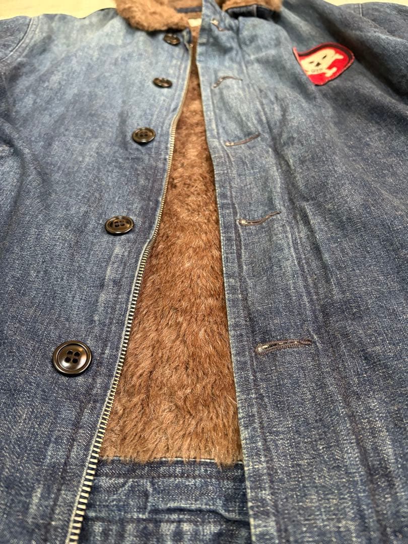 Toys McCoy✕WAREHOUSEデニムデッキジャケット(40-Lサイズ)