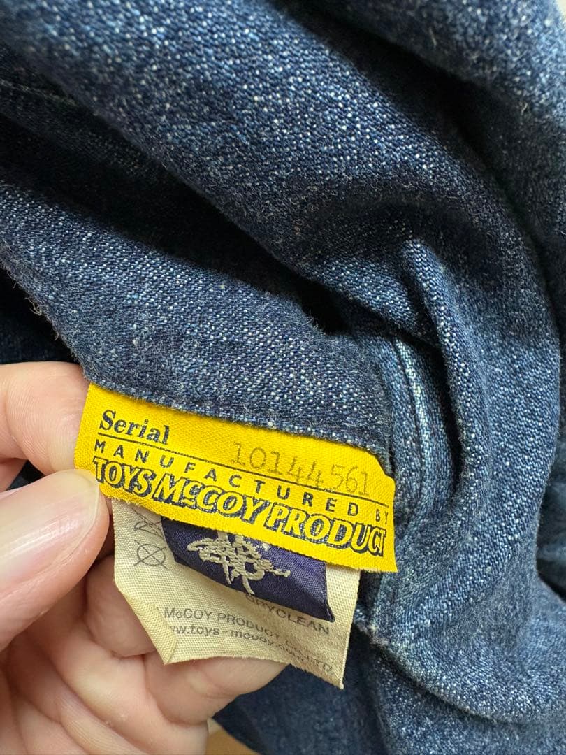 Toys McCoy✕WAREHOUSEデニムデッキジャケット(40-Lサイズ)