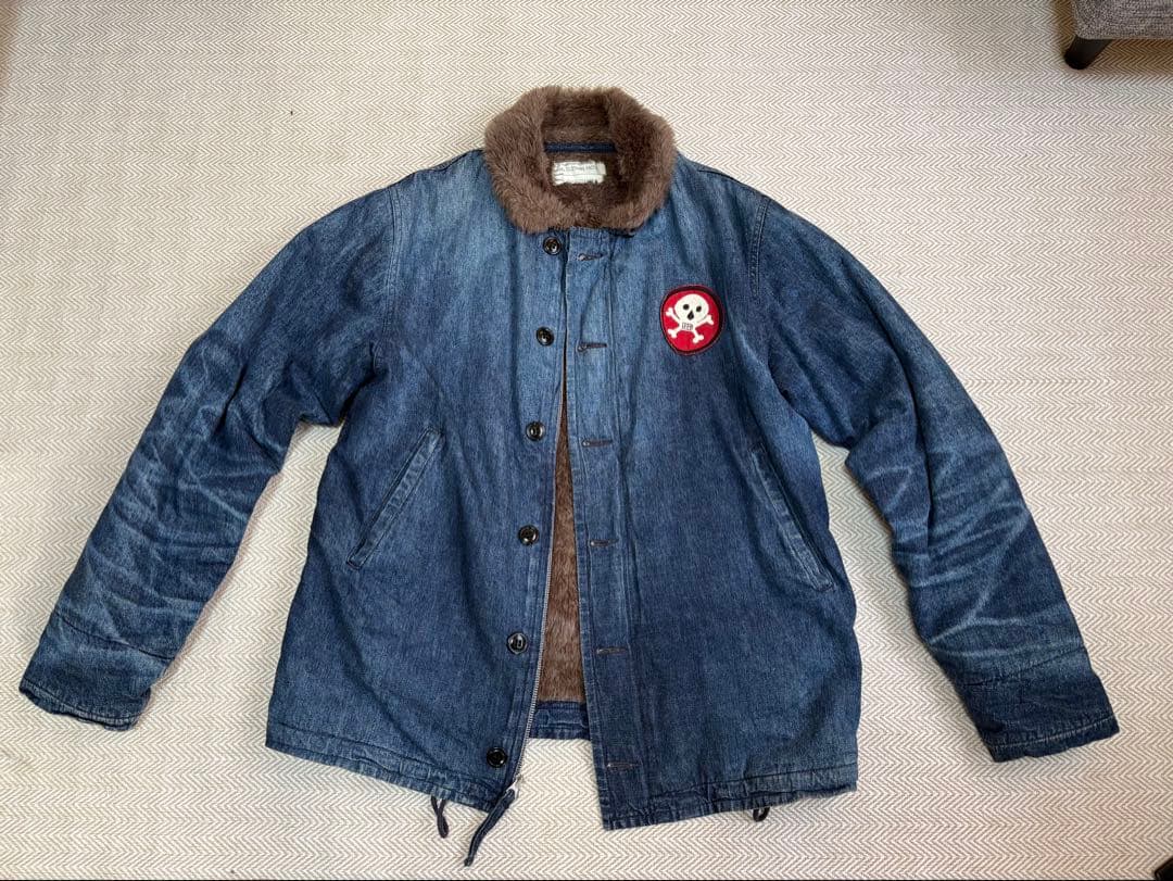 Toys McCoy✕WAREHOUSEデニムデッキジャケット(40-Lサイズ)