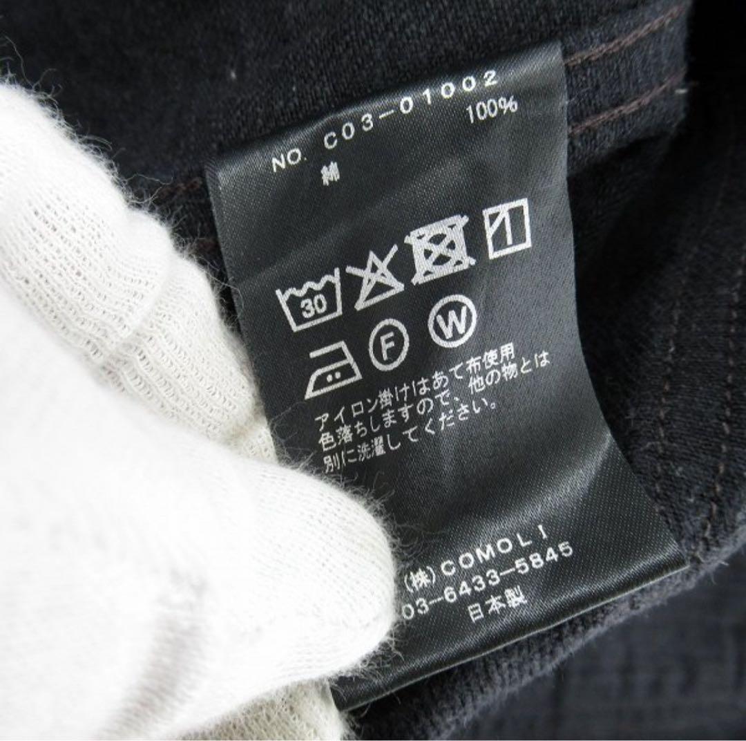 COMOLI(コモリ) ブラックデニム ワークジャケット　25AW サイズ3