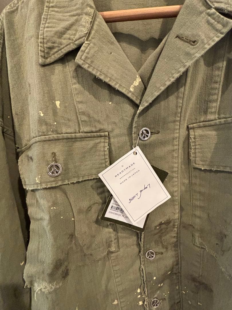新品定価22万readymade shirt jacket 2024aw 4
