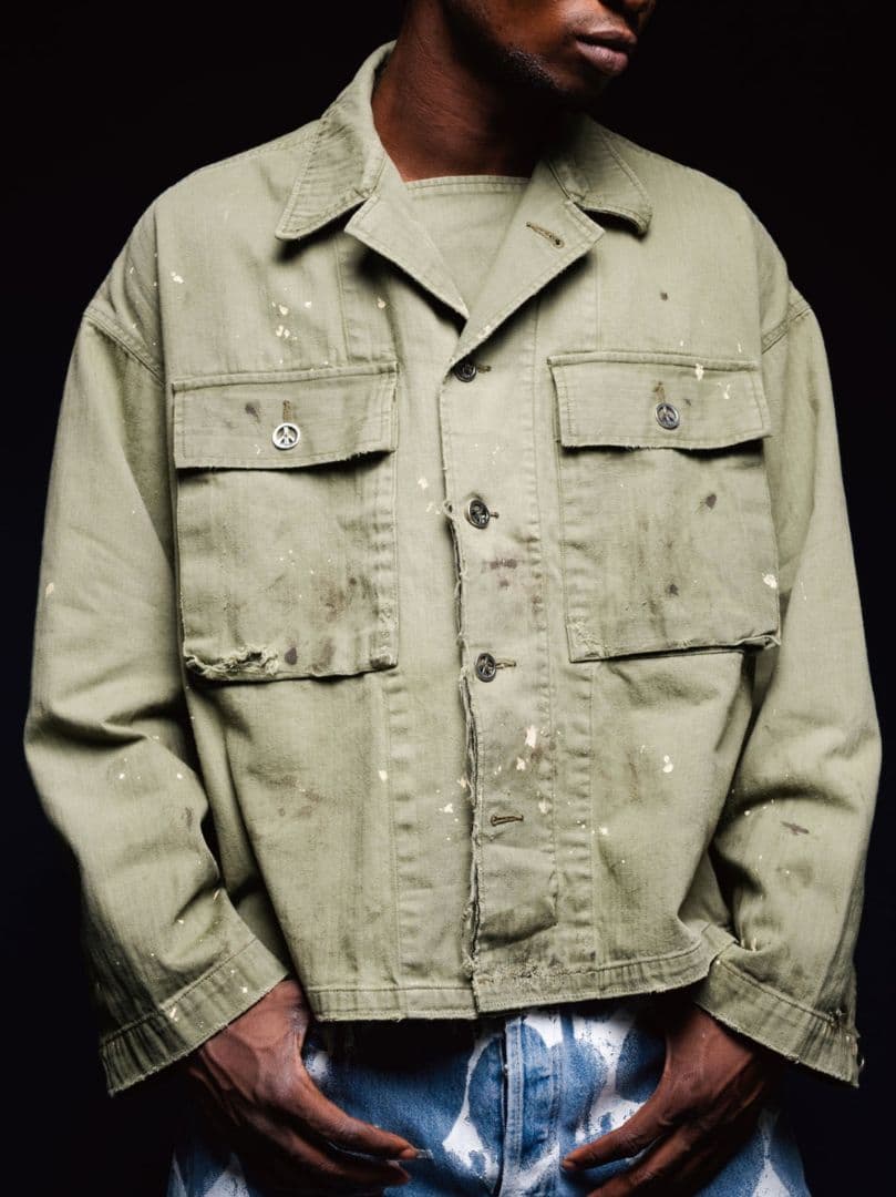 新品定価22万readymade shirt jacket 2024aw 4