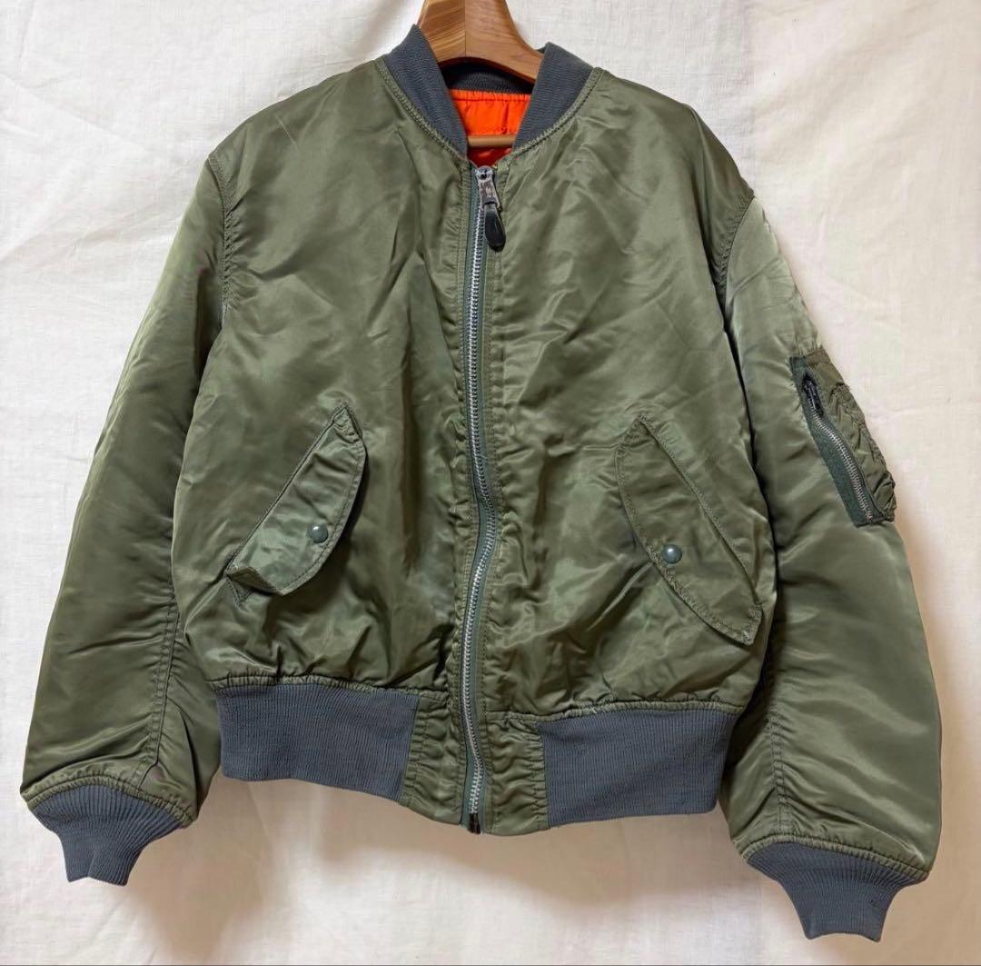 【90's アメリカ製】ALPHA INDUSTRIES MA-1 L