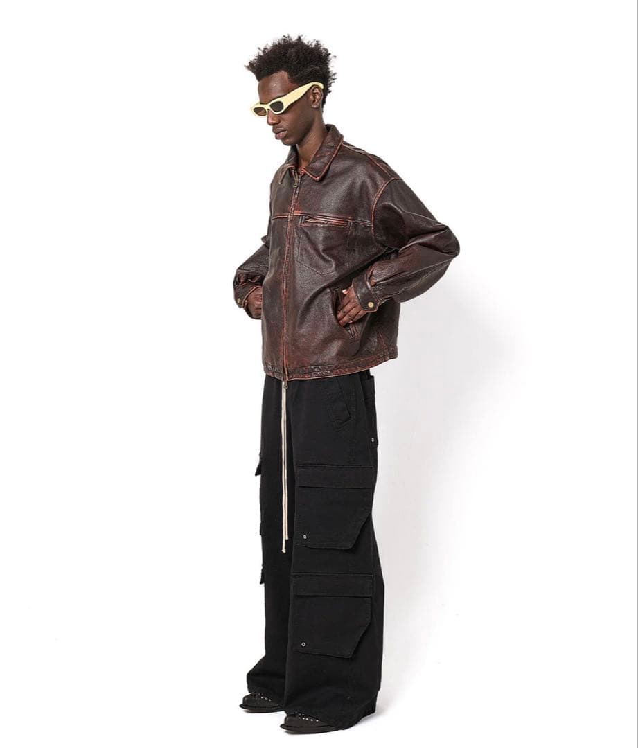 【破格】DankeSchon/TCBLACK FLARE CARGO PANTS