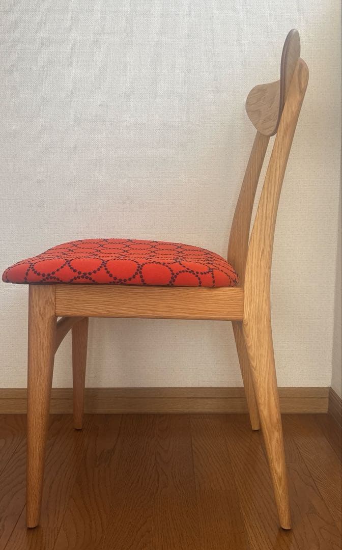 ぷりん様　国産無垢材チェア× ミナペルホネン　①