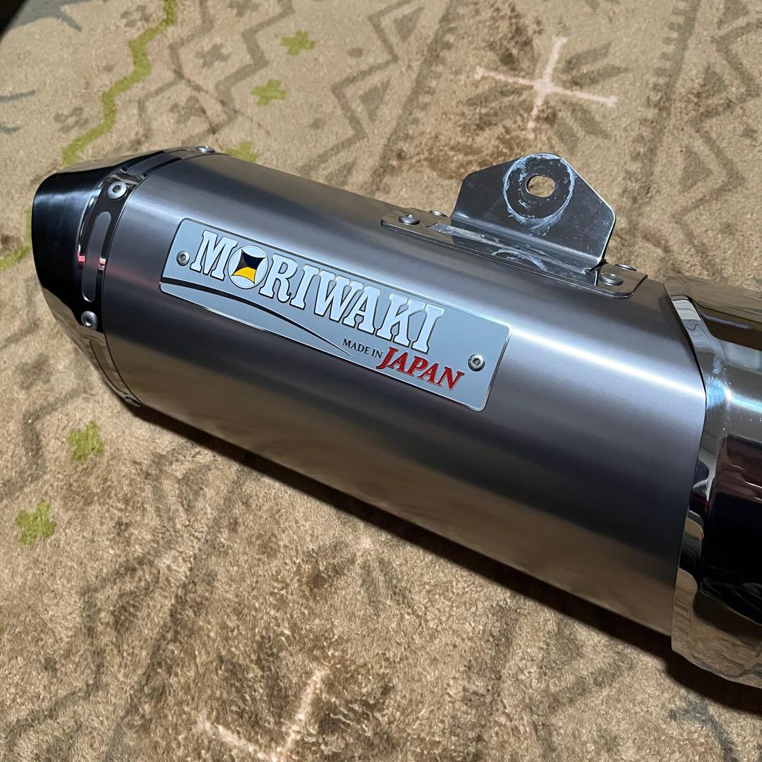 ホンダ NC750X モリワキ MX スリップオンマフラー ホワイトチタン