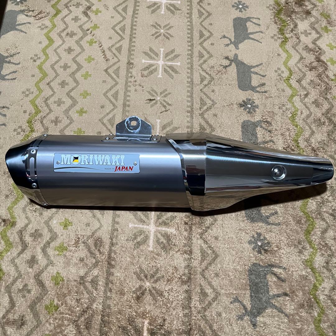 ホンダ NC750X モリワキ MX スリップオンマフラー ホワイトチタン