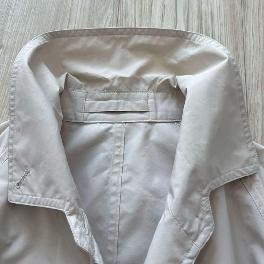【極美品】マーガレットハウエル 23SS ステンカラーコート オフホワイト Ⅱ
