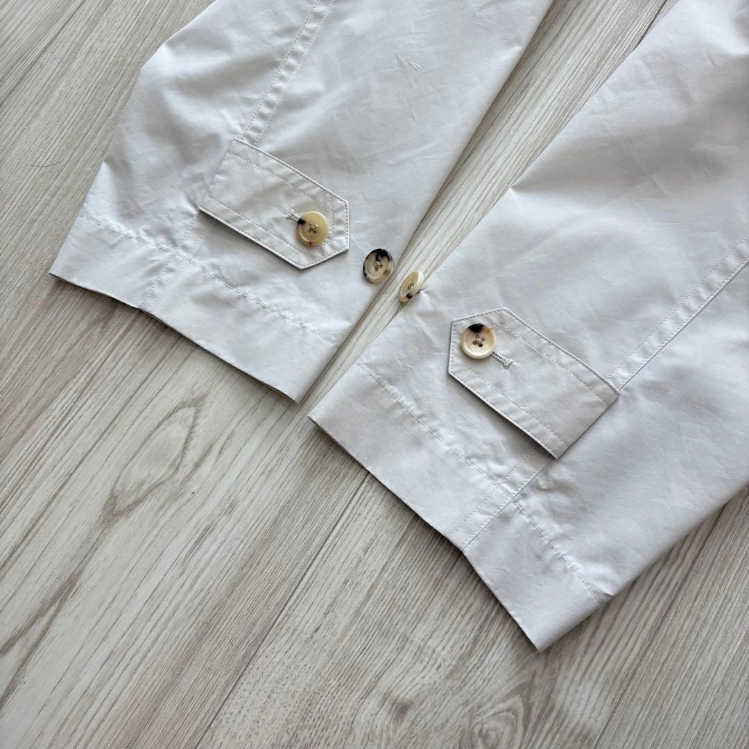 【極美品】マーガレットハウエル 23SS ステンカラーコート オフホワイト Ⅱ