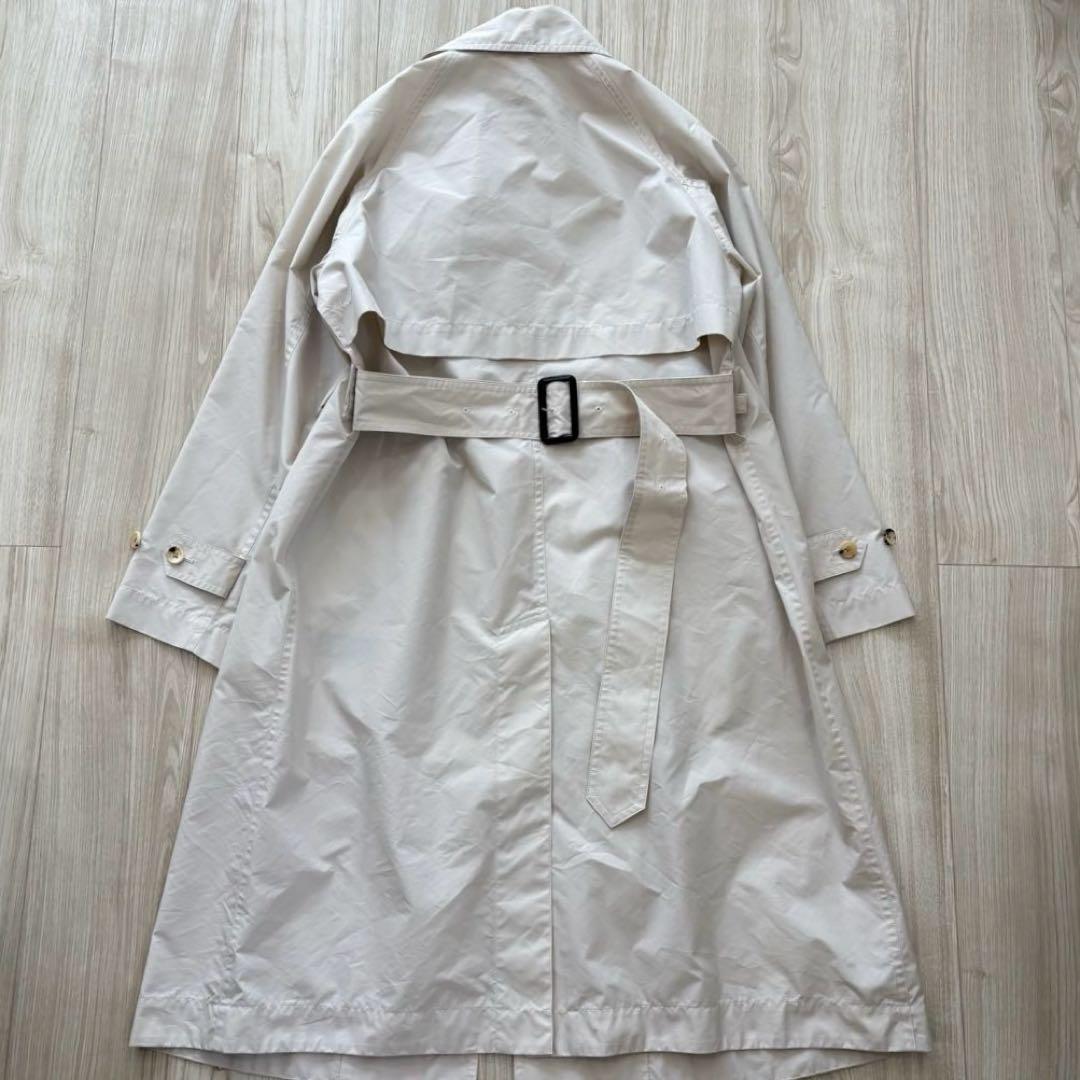 【極美品】マーガレットハウエル 23SS ステンカラーコート オフホワイト Ⅱ