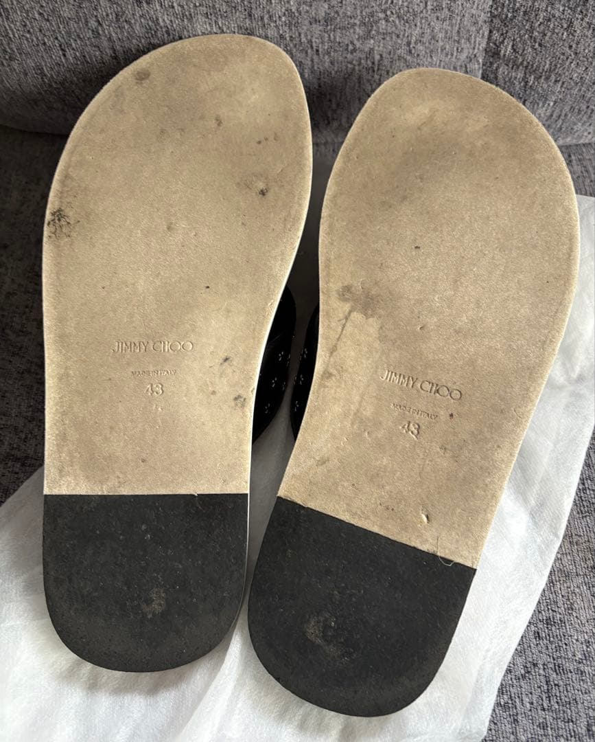 JIMMYCHOO スタースタッズ メンズサンダル 本革