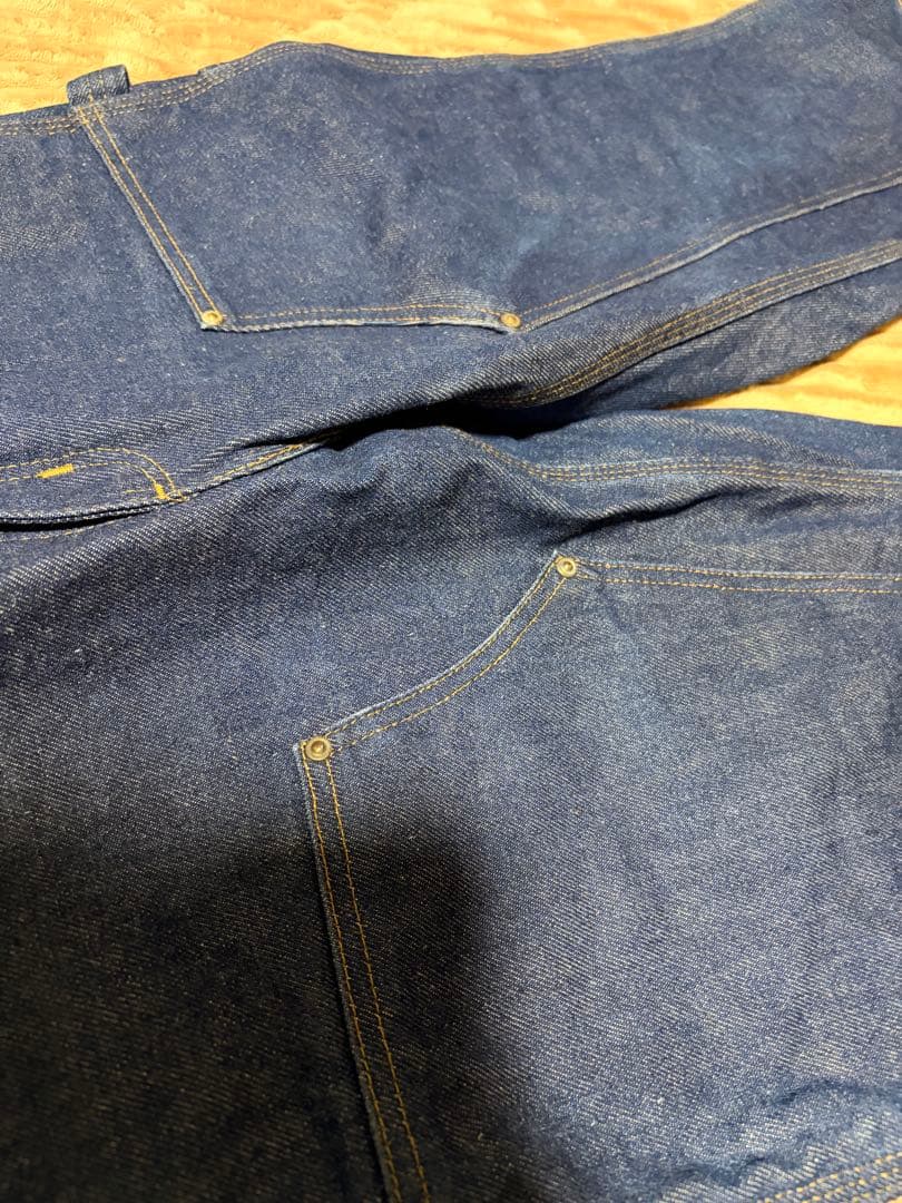 濃紺　Carhartt ペインター　ダブルニー　32×32 デニムブルー