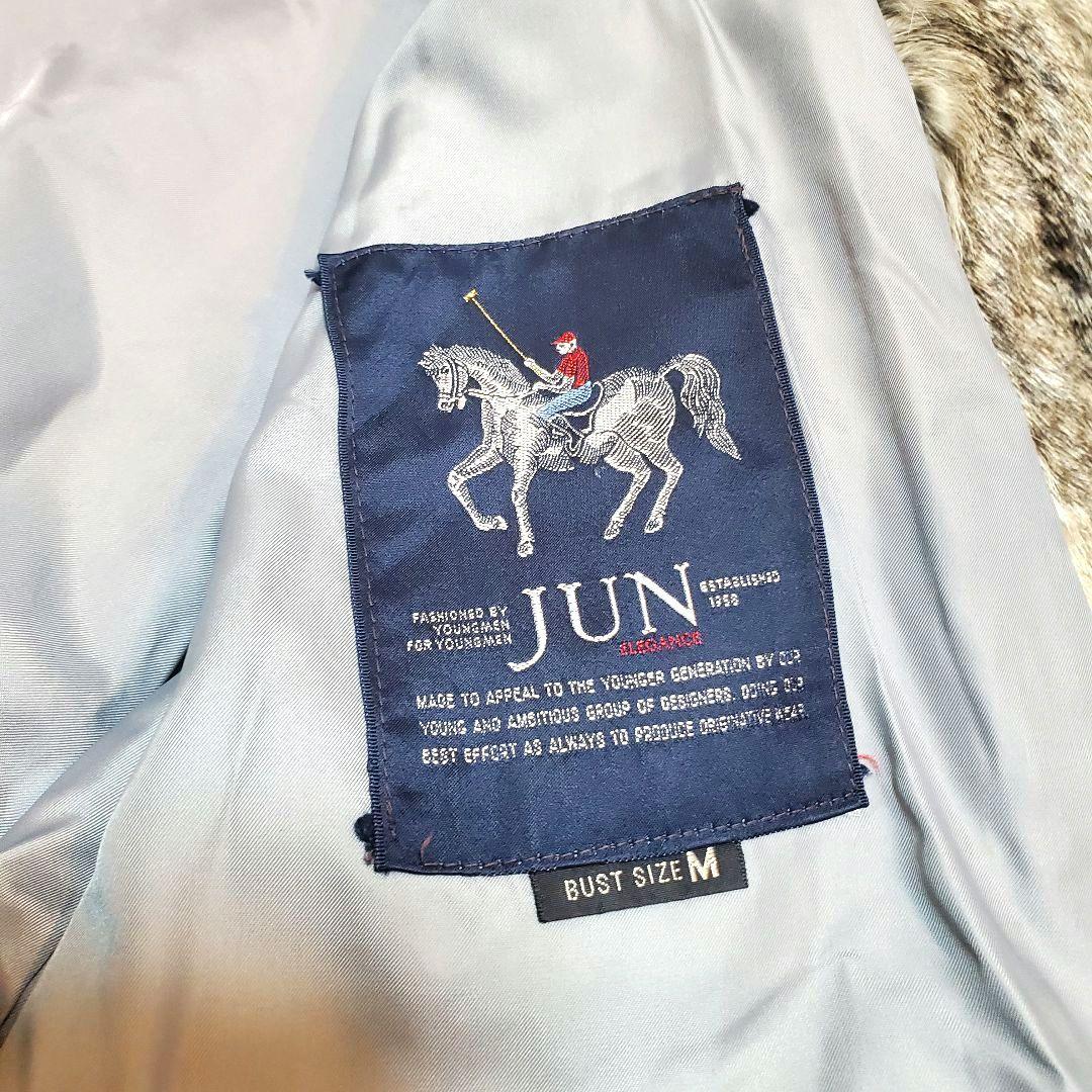 美品 ラビットファー 毛皮 ロングコート モコモコ ベルト付き リアルファー