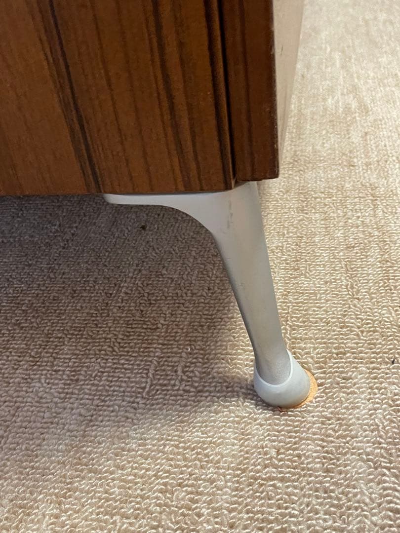 ブラウン木製チェスト 4段