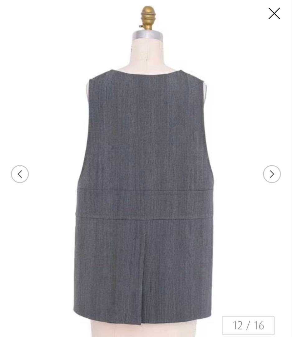 ¥97900 8割引　更に本日限定オフ【美品】drawer ヘリンボーン　ジレ￼