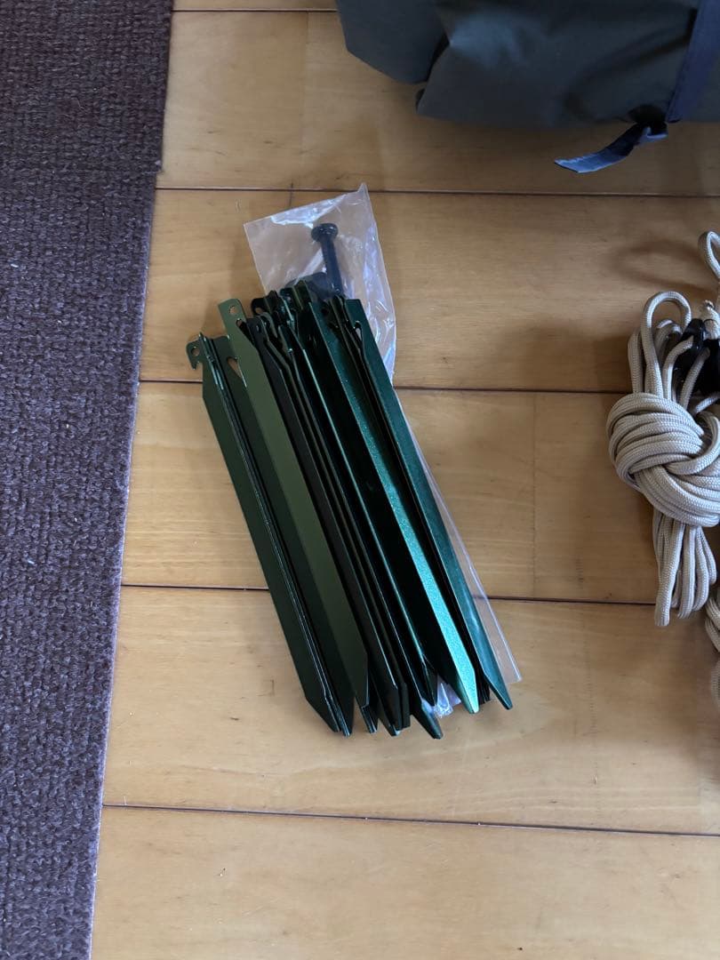 ソロベースEXフロントウォール二又ポール