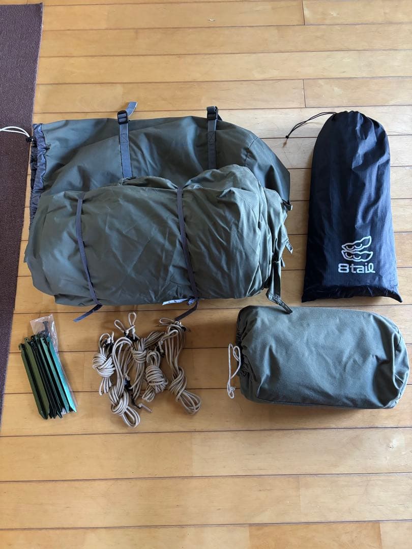 ソロベースEXフロントウォール二又ポール